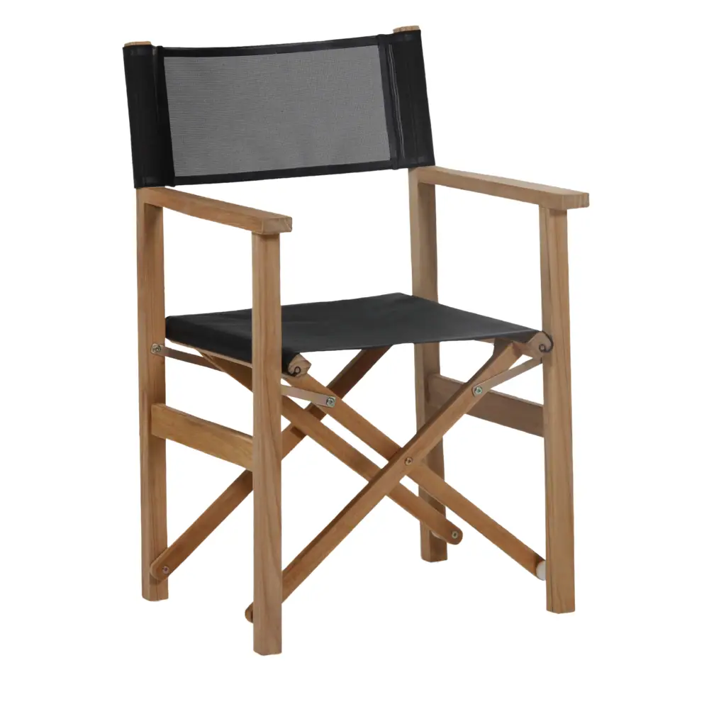 Brafab, Drama regiestuhl schwarz / teak