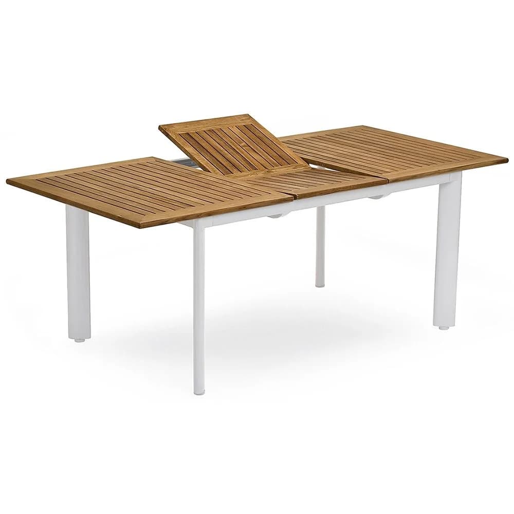 Hillerstorp, Nydala Esstisch 96X150-200 Cm Weiß/Teak