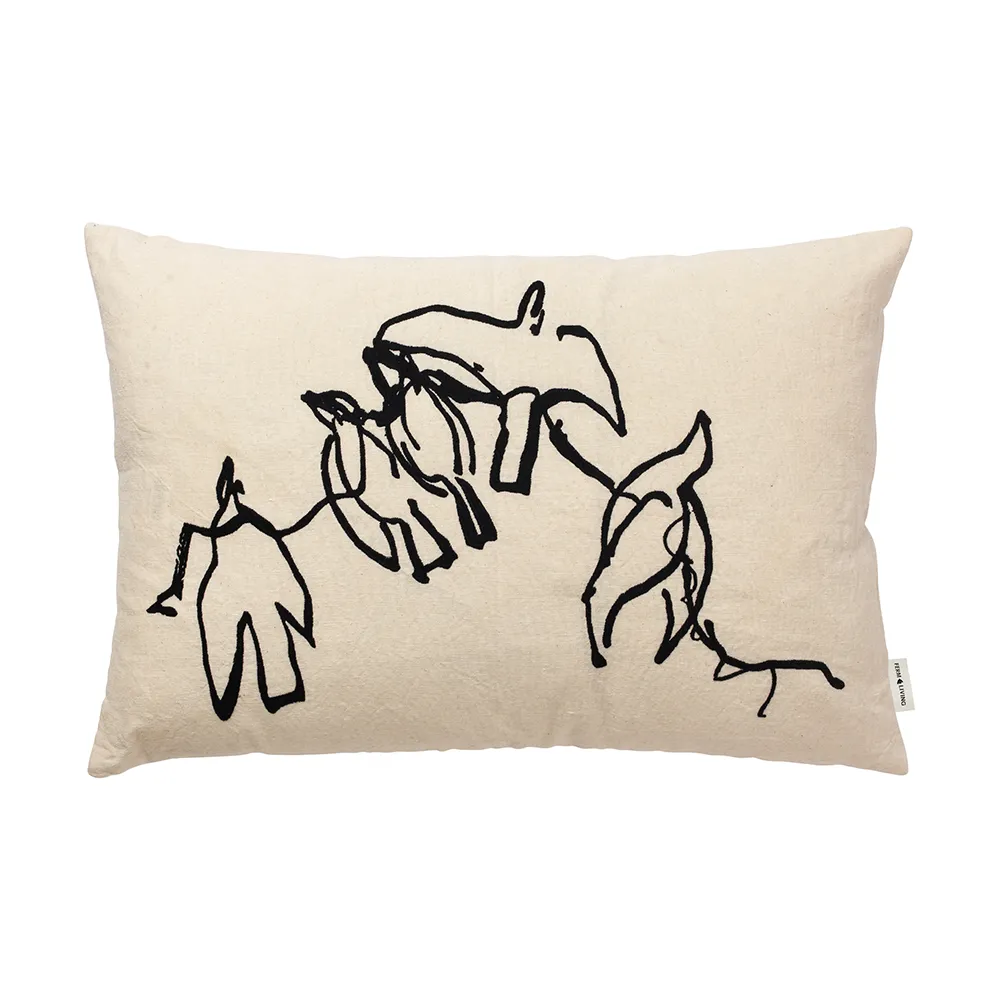 Ferm Living, Vuelo Vuelo Kissenbezug 40 x 60 cm - Natural