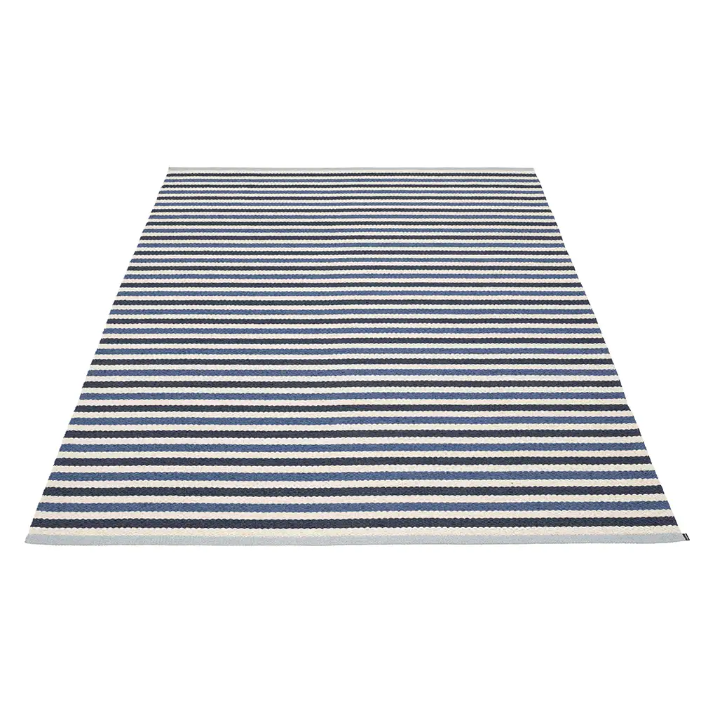 Pappelina, Teo Teppich 230x320 cm Denim/Dark Blue/Vanilla