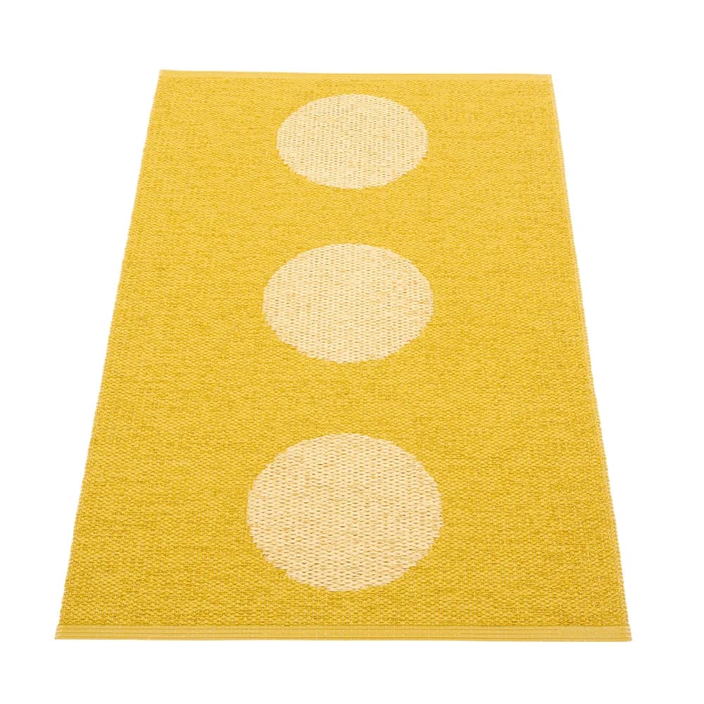 Pappelina, Vera Pop teppich Mustard/Pale Yellow 70 x 120cm