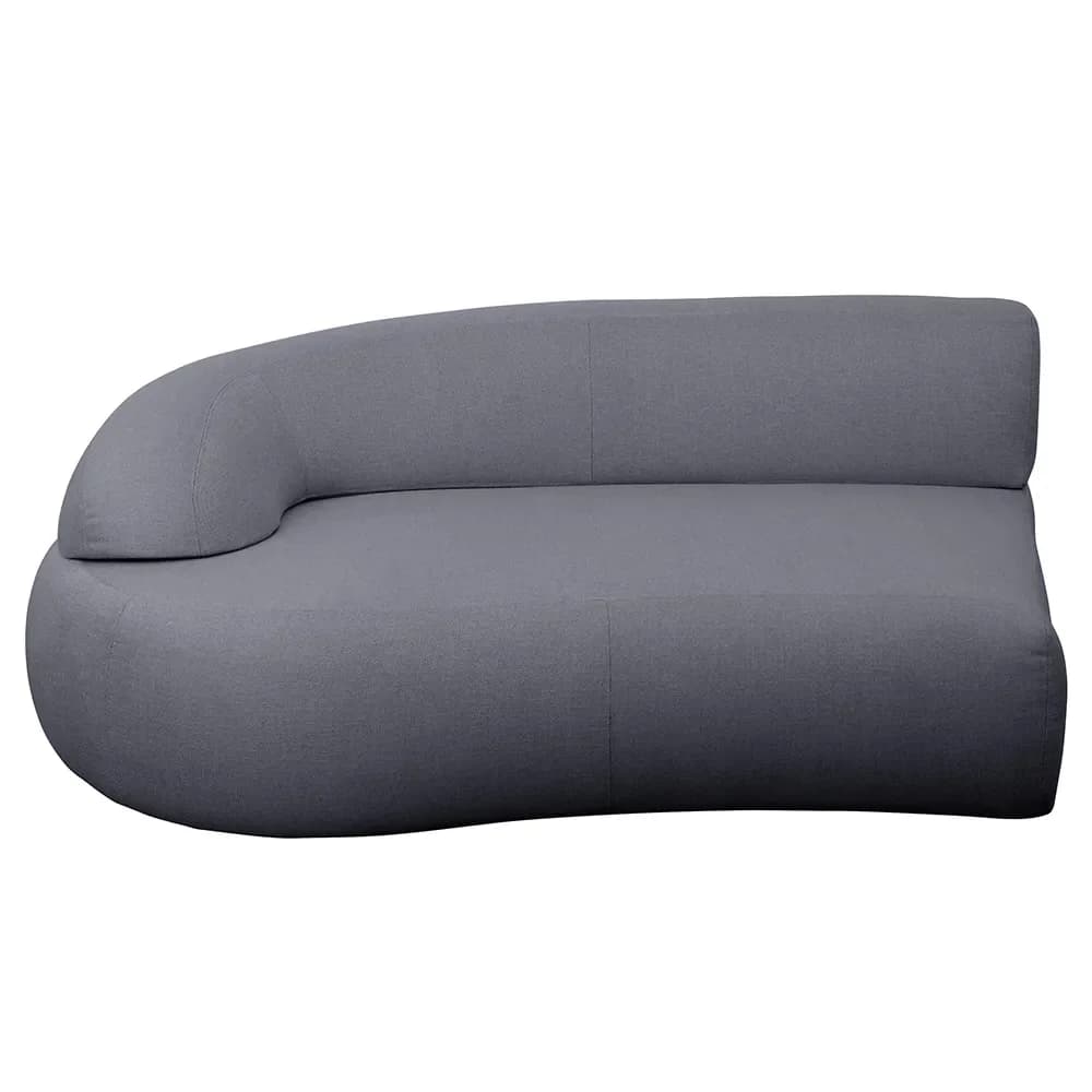Cane-line, Mellow Sofa-Modul rechts mit langer Rückenlehne Grey