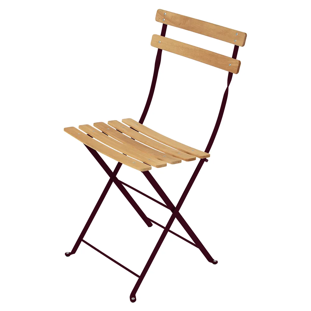 Fermob, Bistro stuhl natural Black Cherry