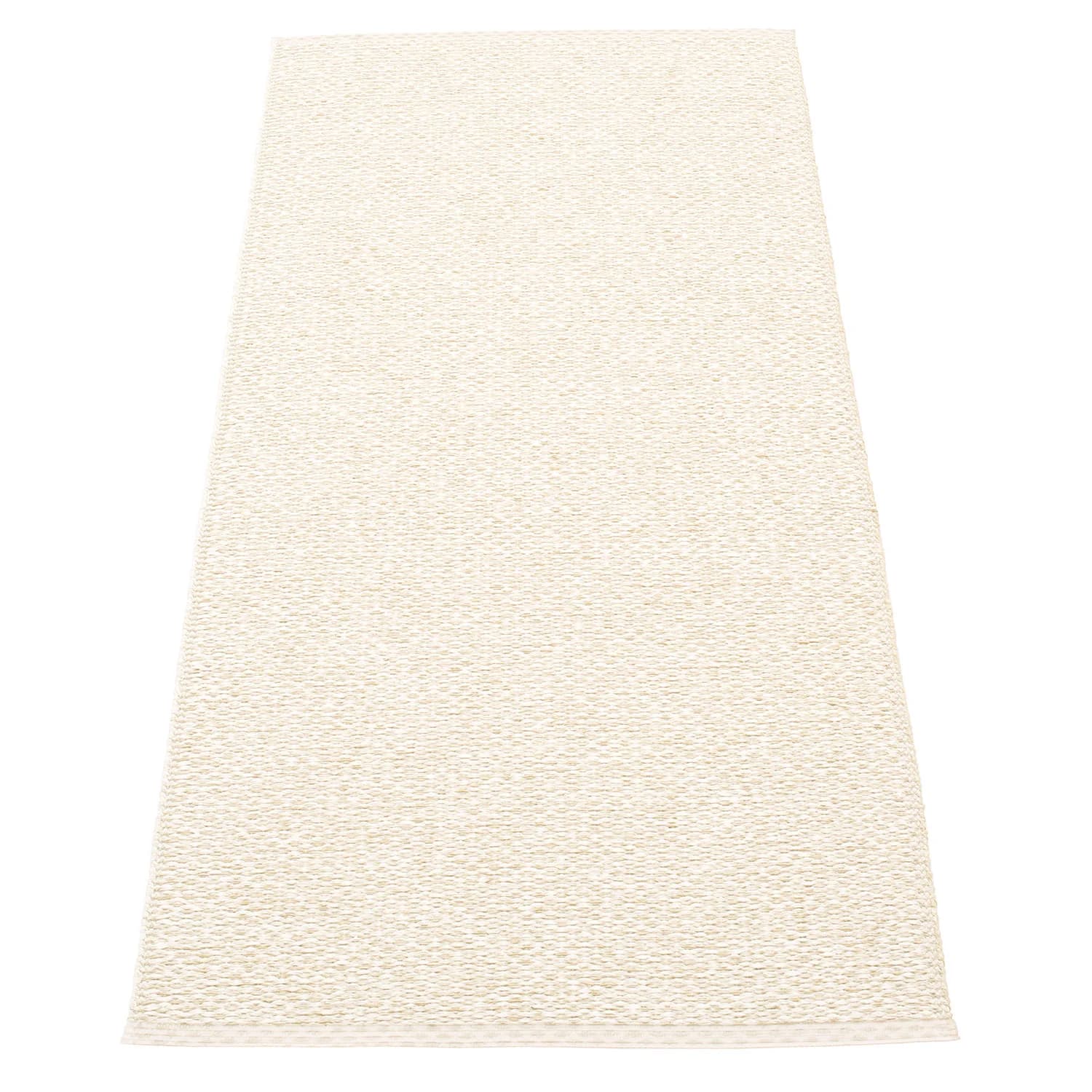 Pappelina, Svea Teppich 70x160 cm champagne metallic / vanilla