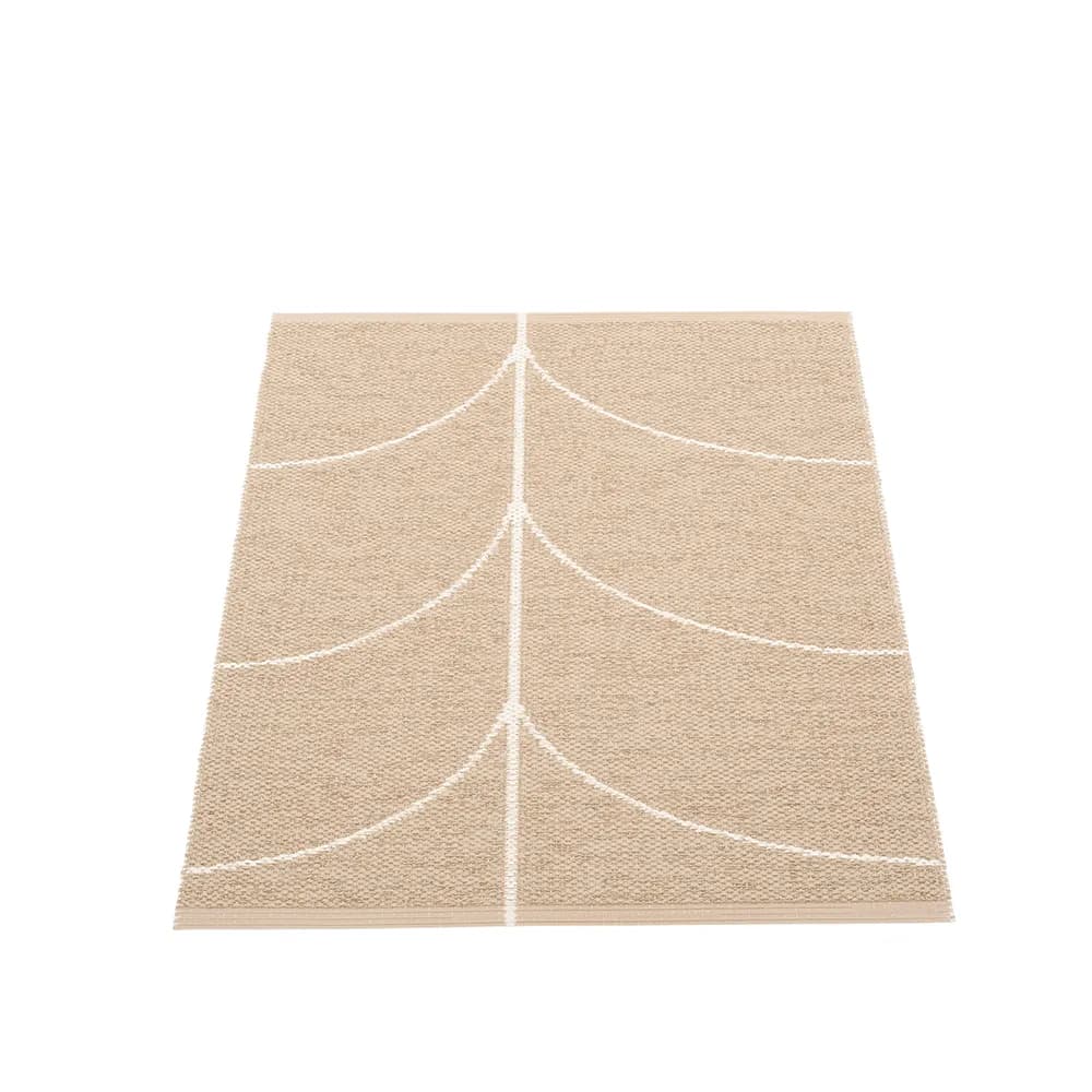 Pappelina, Gewebter Teppich Leif Light Nougat 70x90 cm
