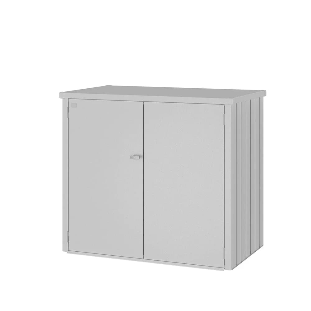 Biohort, Alex Duo Box für Abfalleimer – Metallic-silber