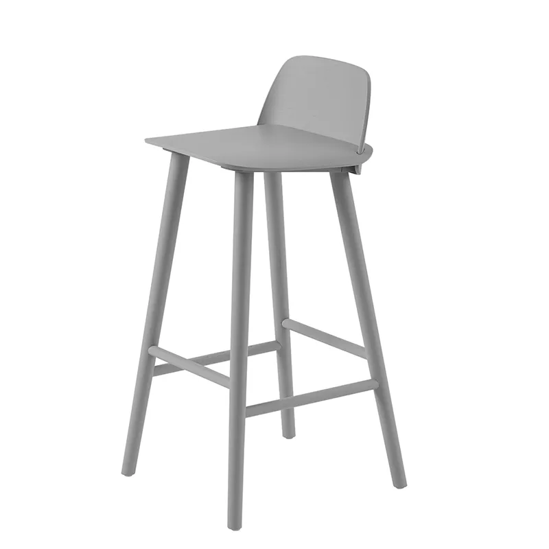 Muuto, Nerd barhocker 75 cm - Grey