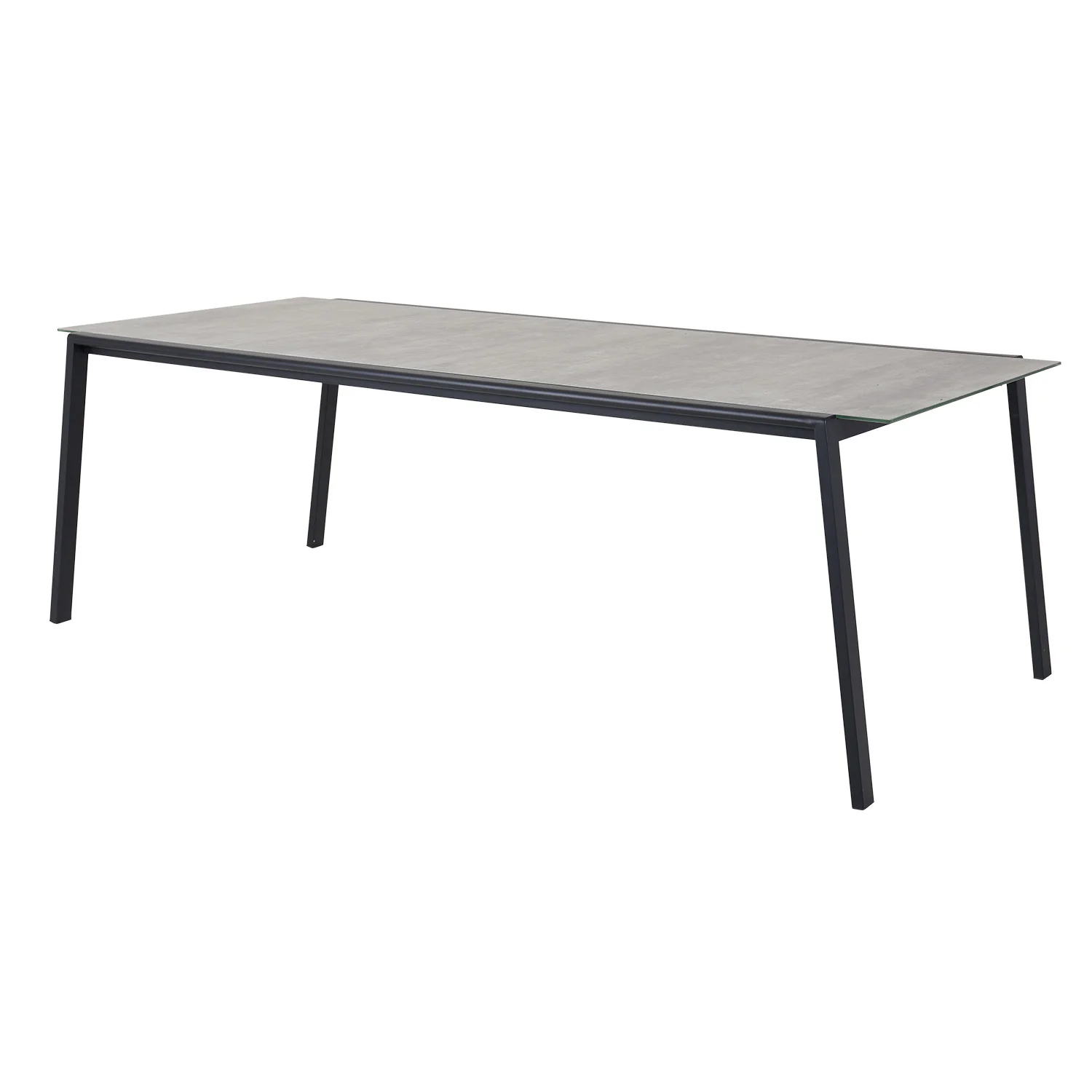 Brafab, Lyra Esstisch 100x220 cm mit Glas