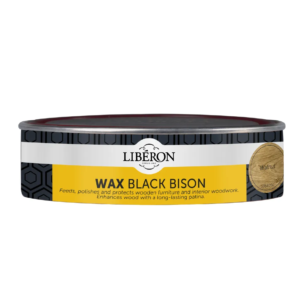 Leather Master, Schwarzer Bison Wachs Walnuss 150 ml