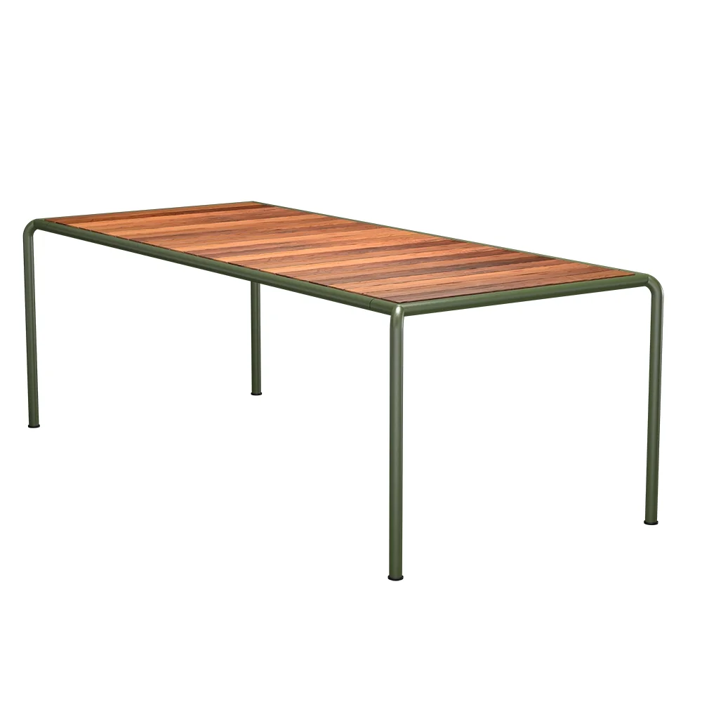 Houe, AVANTI Esstisch 222x98 cm Esche/Olivgrün