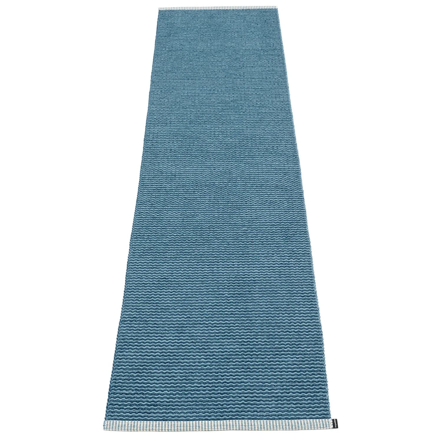 Pappelina, Mono Teppich 70x300 cm ocean blue / dove blue