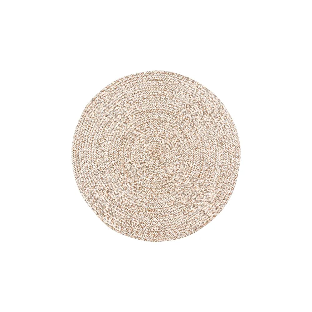 Affari of Sweden, JUNI Matte natur/weiß Ø90 cm