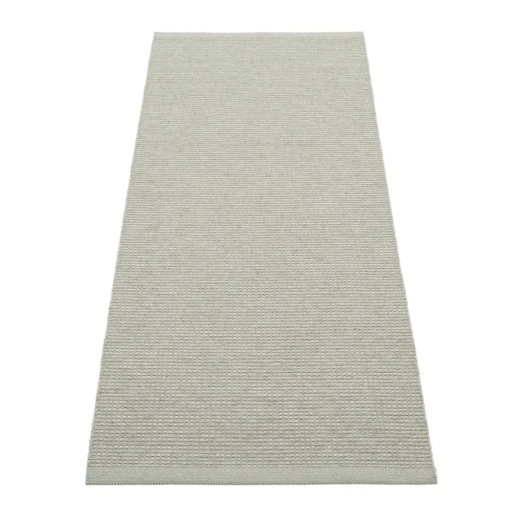 Pappelina, Emm teppich Sage/Linen Met. - Linen warp 70 x 180 cm