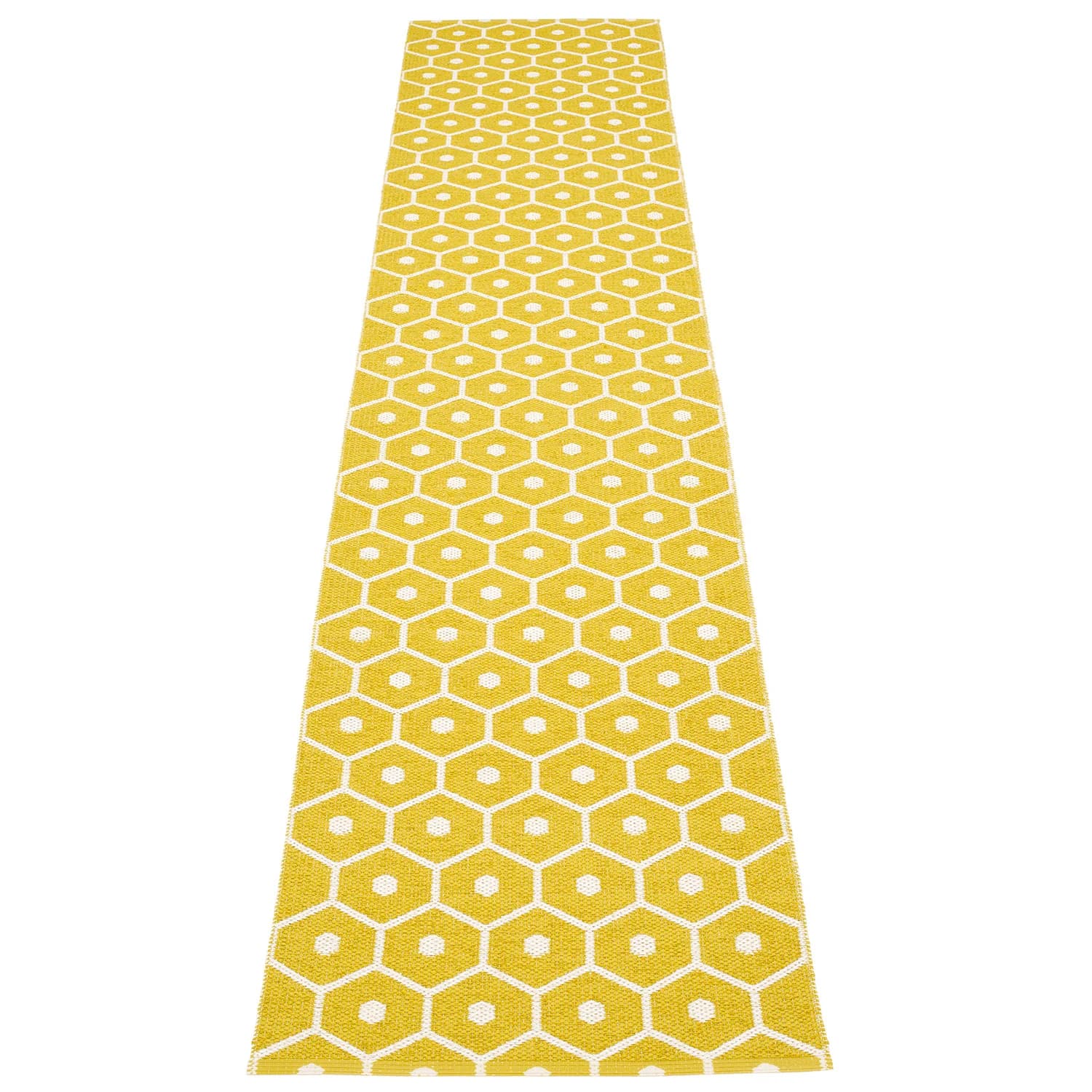 Pappelina, Honey Teppich 70x350 cm mustard / vanilla