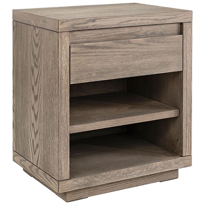 Hunter Bedside Table Antique Grey