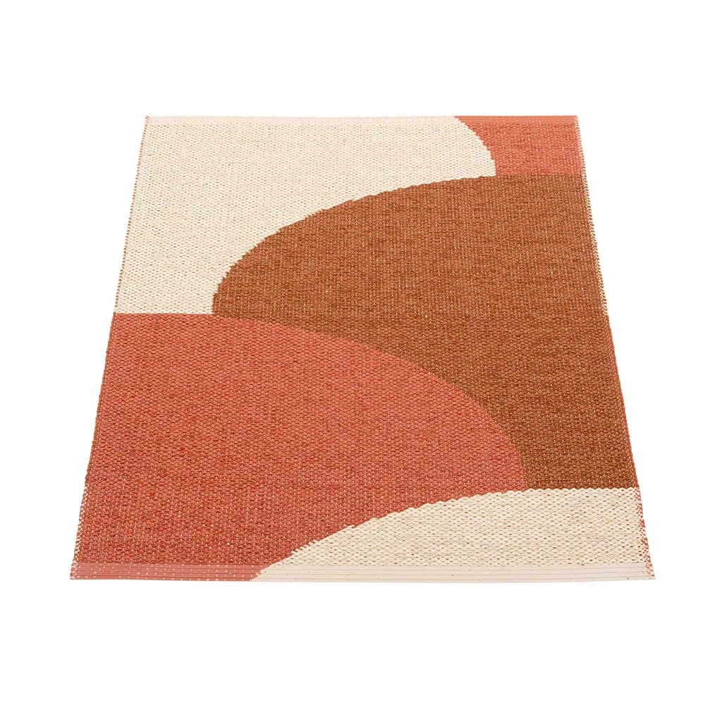 Pappelina, Hill teppich Brick/Rust/Cream 70 x 90cm