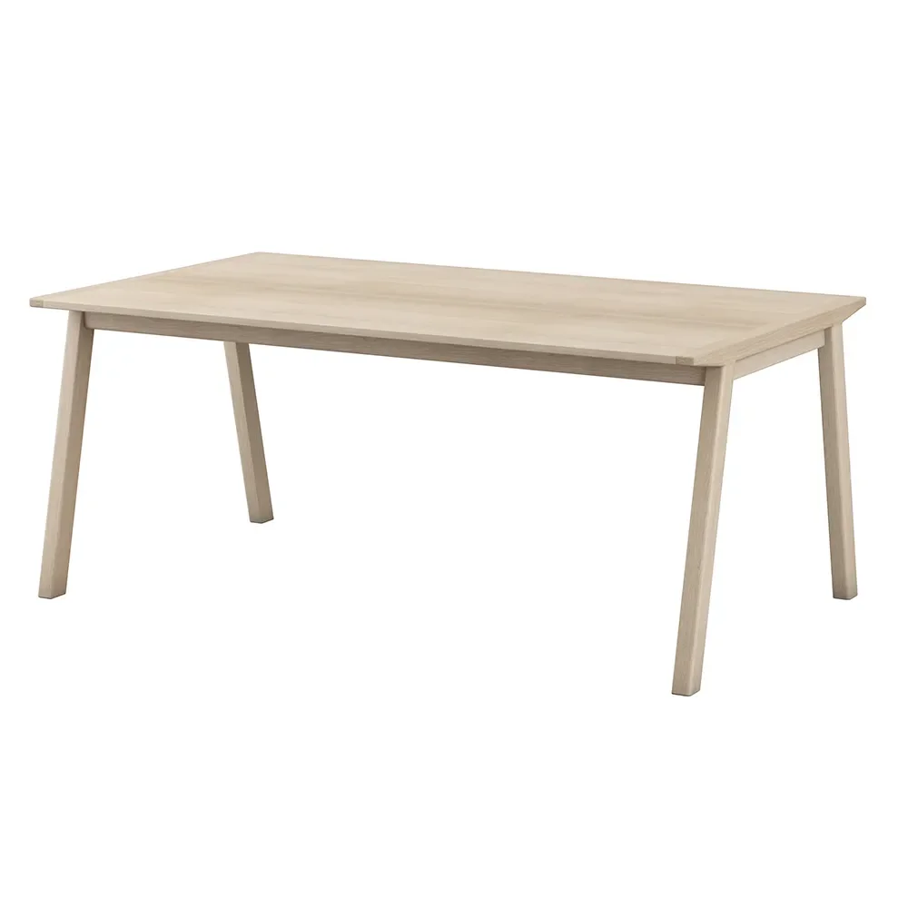Skovby, SM140 Esstisch 100x174 cm Eiche Massiv Weiß Geölt