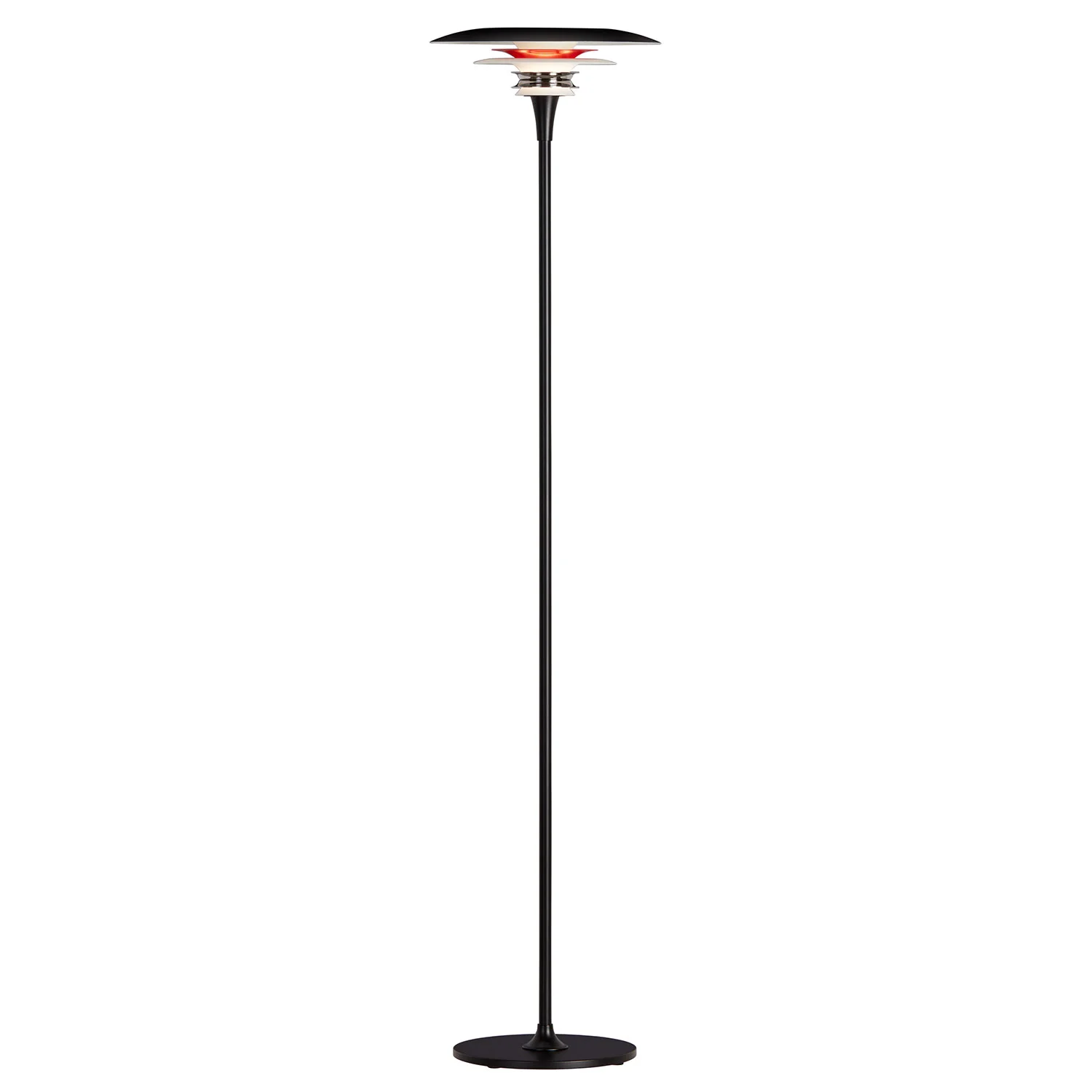 Belid - Diablo Stehleuchte Ø300 Matt Black/Glossy Red