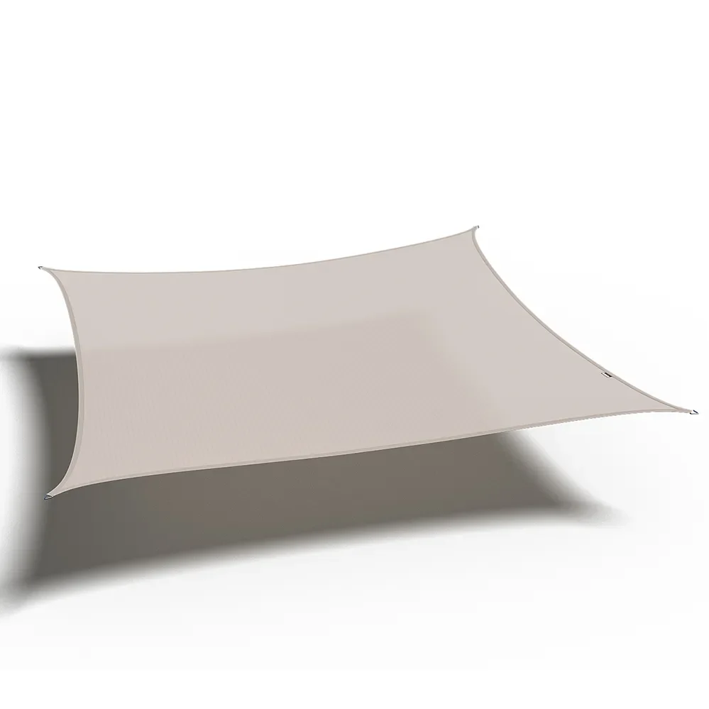 Platinum Sun & Shade, Coolfit Sonnensegel quadratisch 500x500cm greige