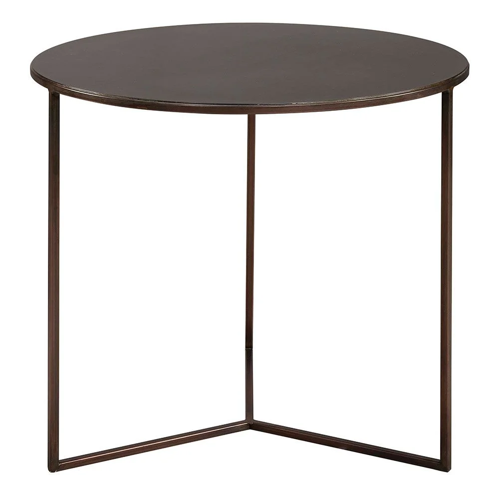 Artwood, Couchtisch Cedes Bronze Ø50 cm