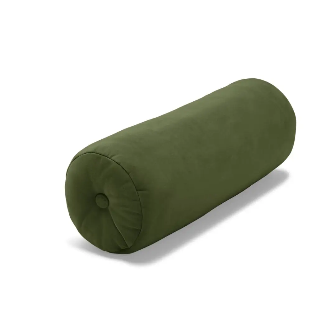 Fatboy, recycled puff rolster kissen velvet deep green