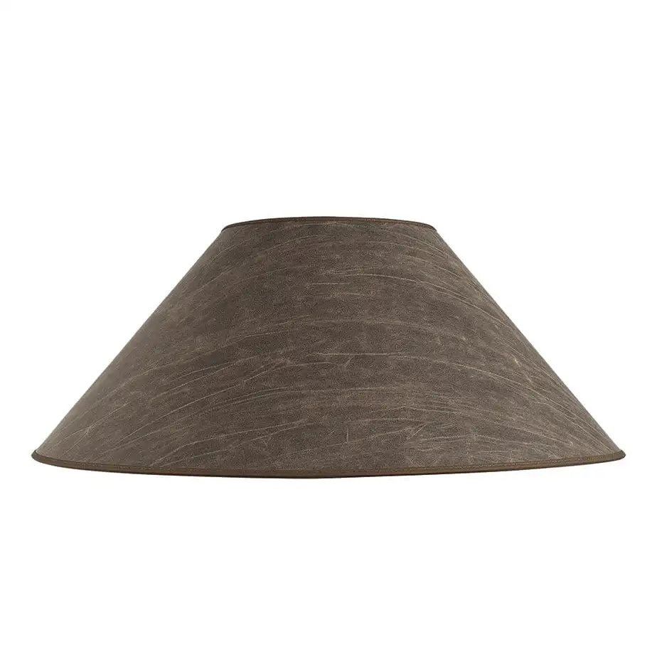 Non La Lampenschirm leather pale brown