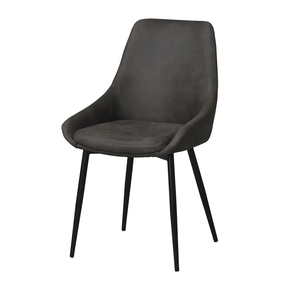 Rowico Home, Sierra Esszimmerstuhl dunkelgrau microfiber