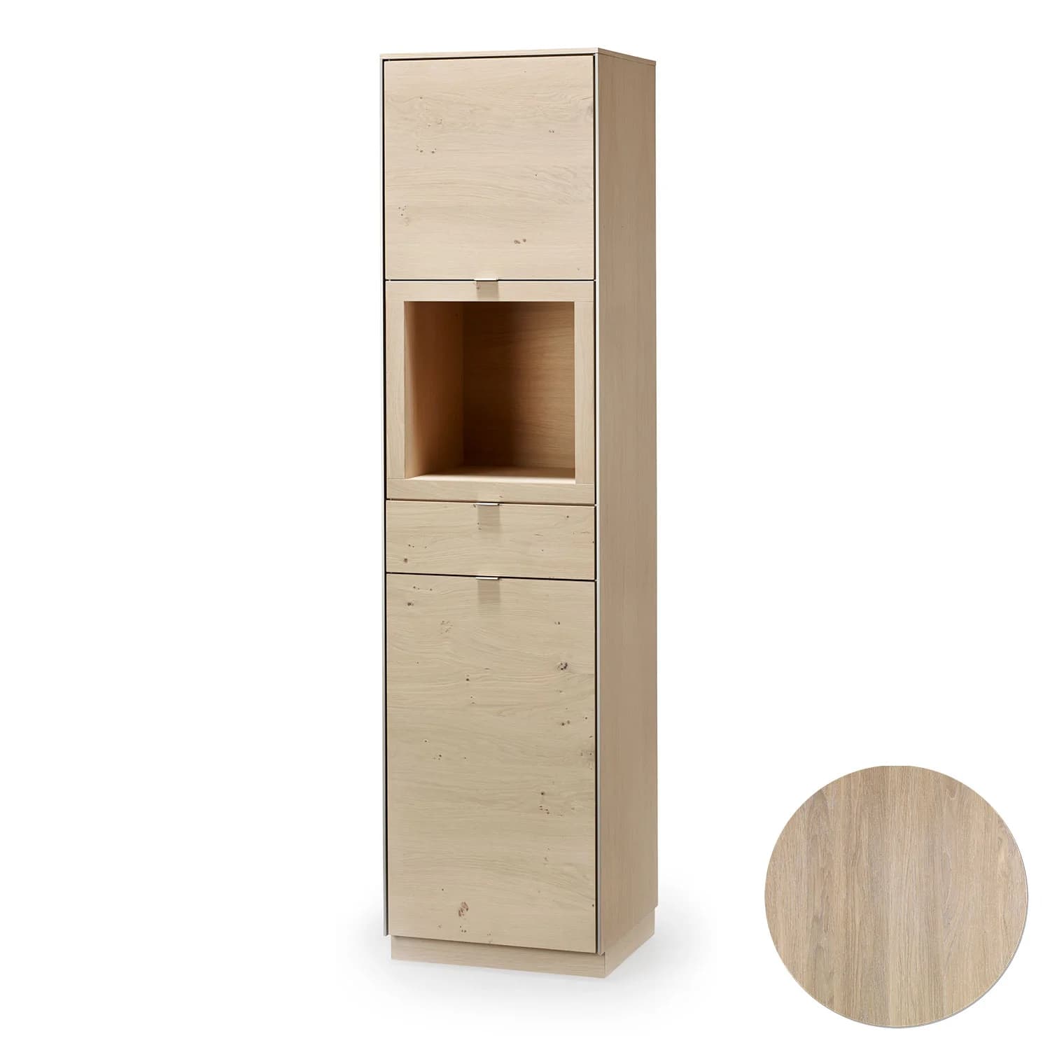 Skovby, Sm914 Vitrinenschrank Eiche Weiß geölt