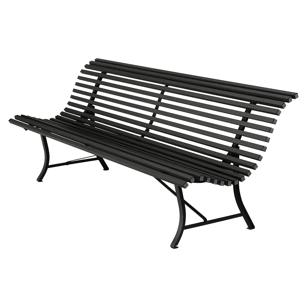 Fermob, Louisiane sofa 200 cm Liquorice