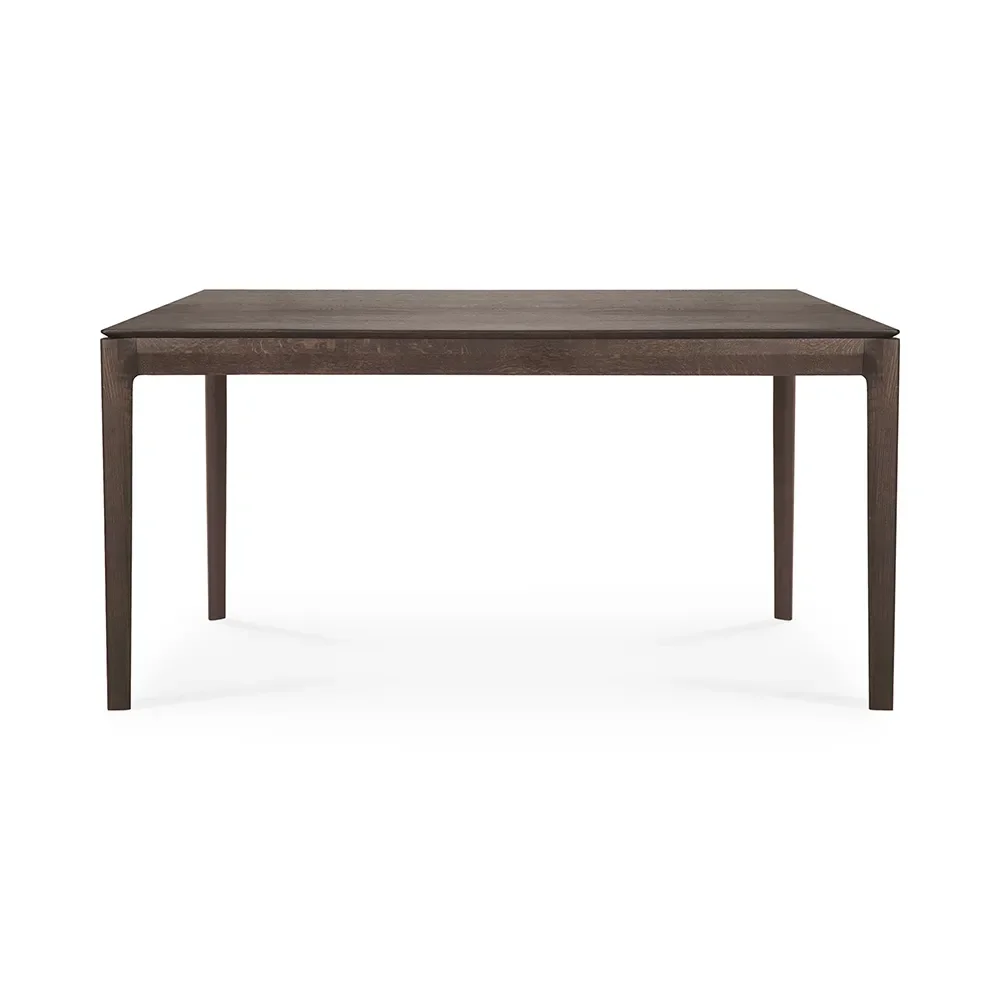 Ethnicraft, Buche Esstisch 80x160 cm Eiche braun lackiert