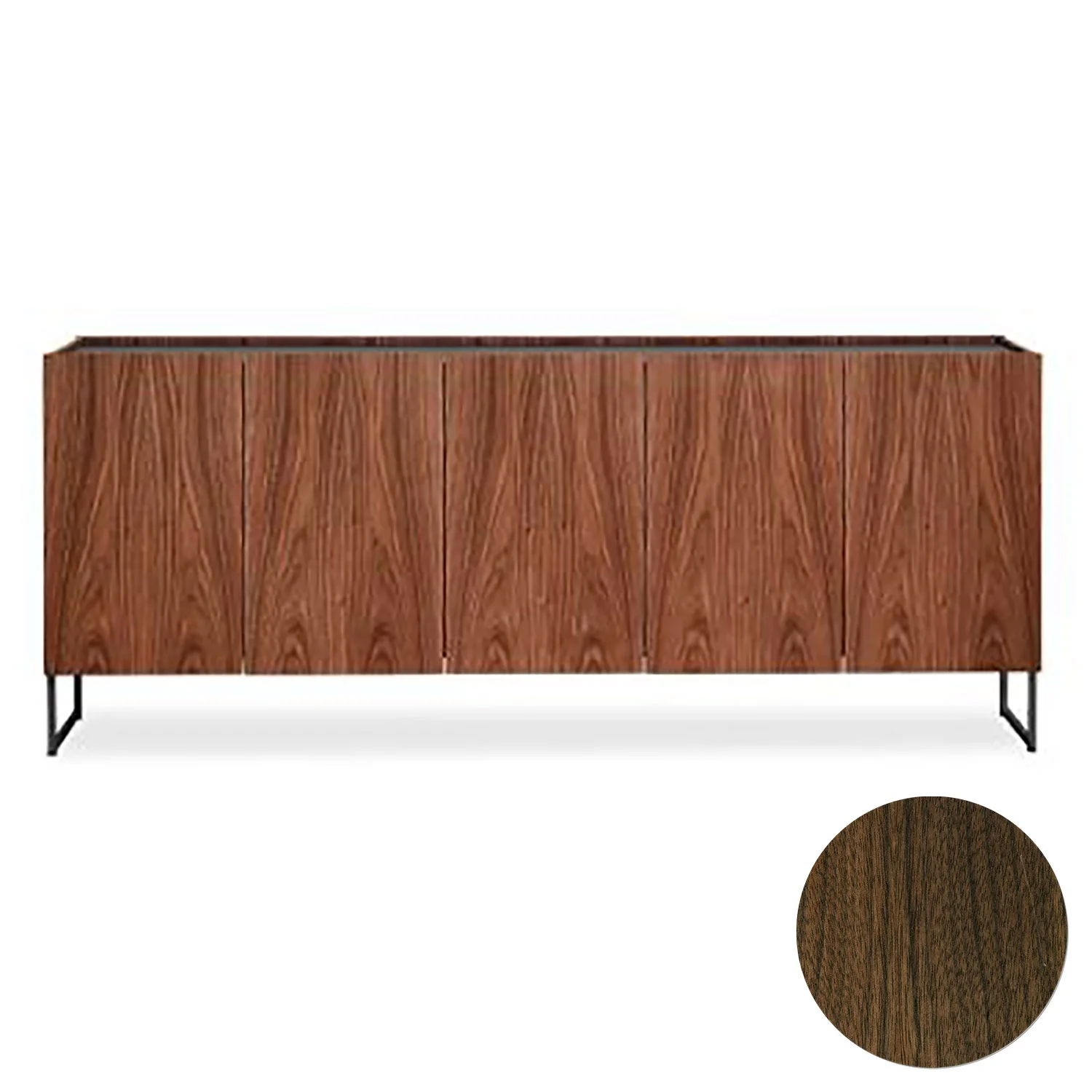 Skovby, Sm405 Anrichte Nussbaum Lack 211X43X68Cm