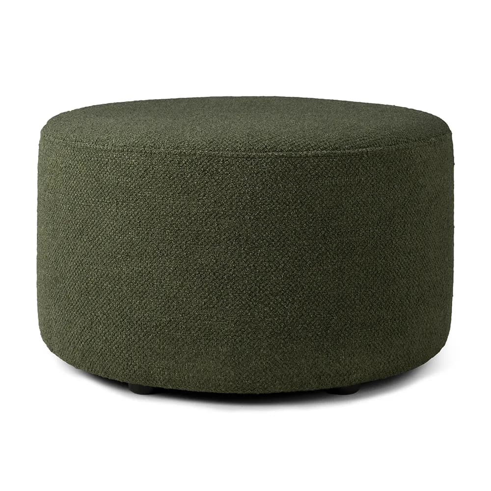 Ethnicraft, Barrow Pouf Ø60 cm Tannengrün
