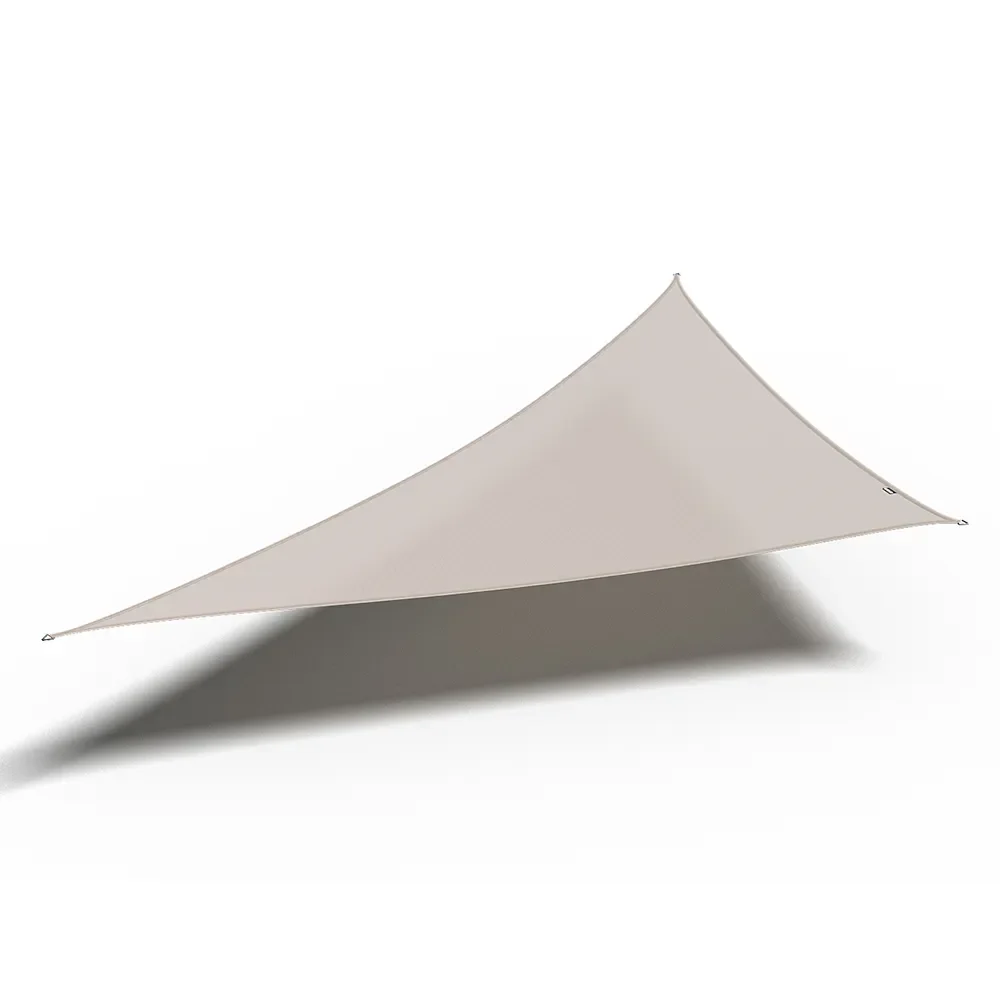 Platinum Sun & Shade, Coolfit Sonnensegel dreieckig 90° 500x710cm grau meliert