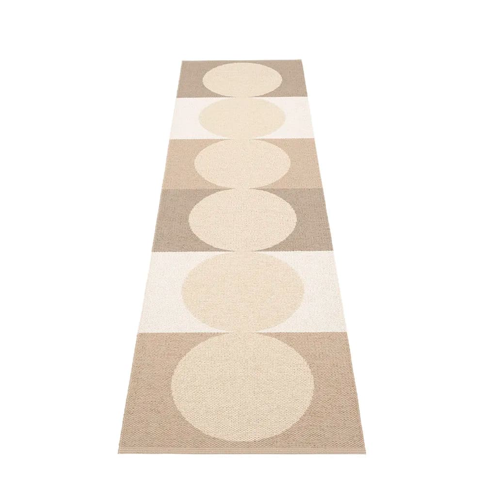 Pappelina, Otto Grain / Background Cream Teppich 70 x 280 cm