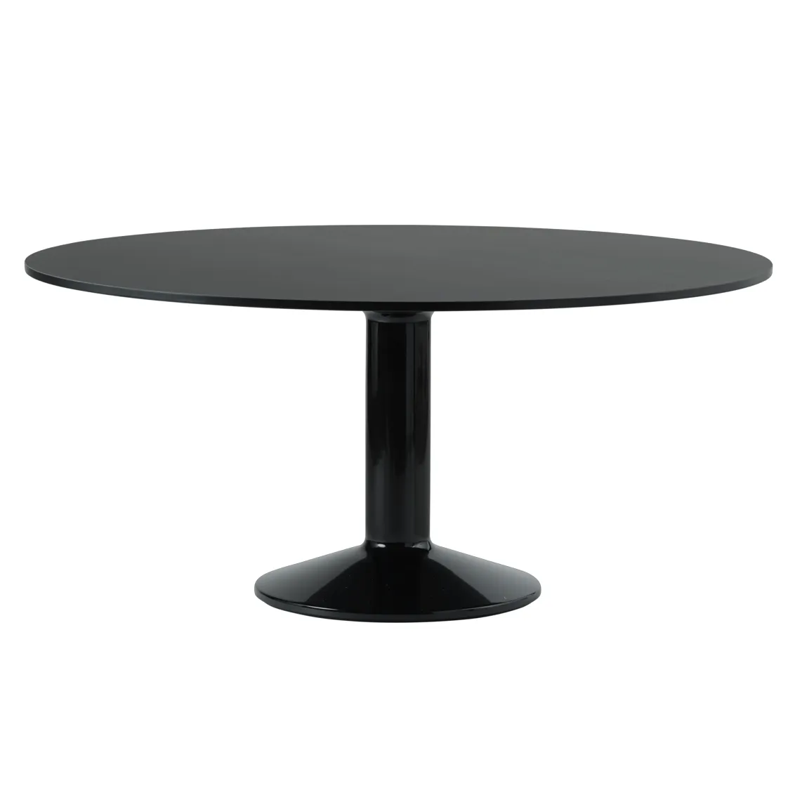 Muuto, Midst Esstisch 160 cm - Black Linoleum Black