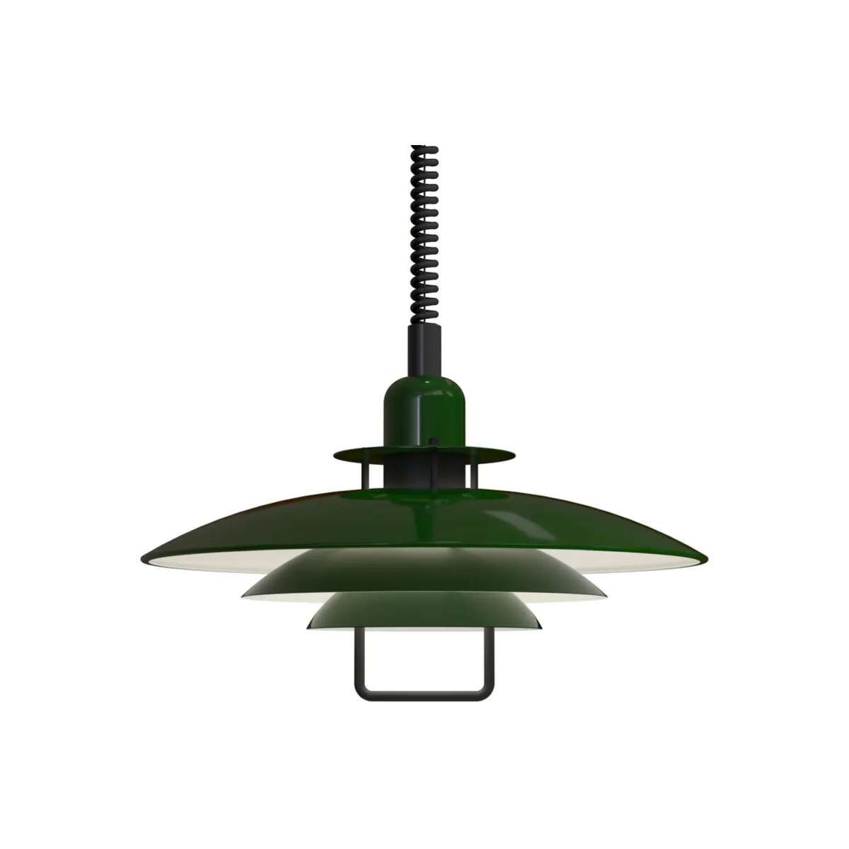 Belid - Primus II Pendelleuchte Ø43 Forest Green/Matt Black