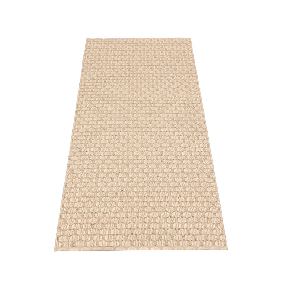 Pappelina, Wendbarer Kunststoffteppich MIMI Beige/Vanilla 70x300 cm