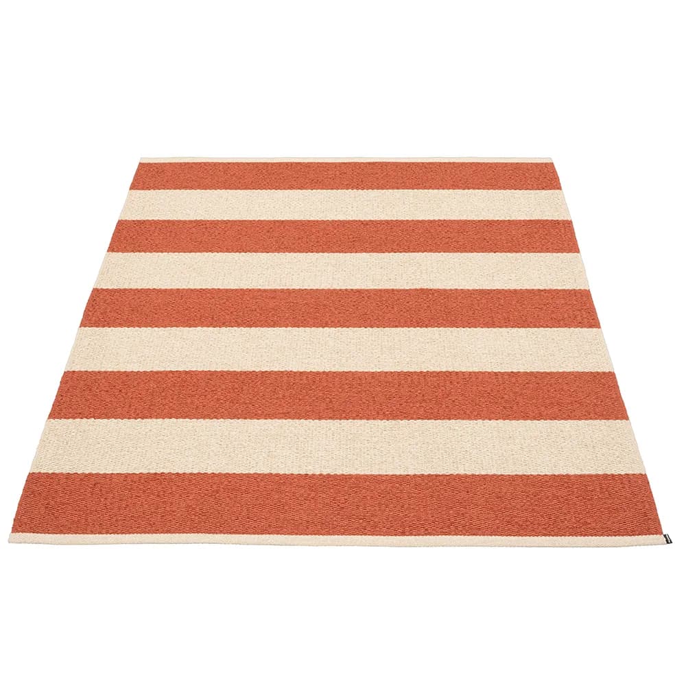 Pappelina, Bob Teppich Brick/Cream 140 x 180 cm