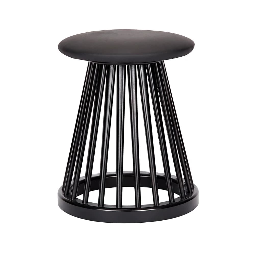 Tom Dixon, Fan Hocker Black