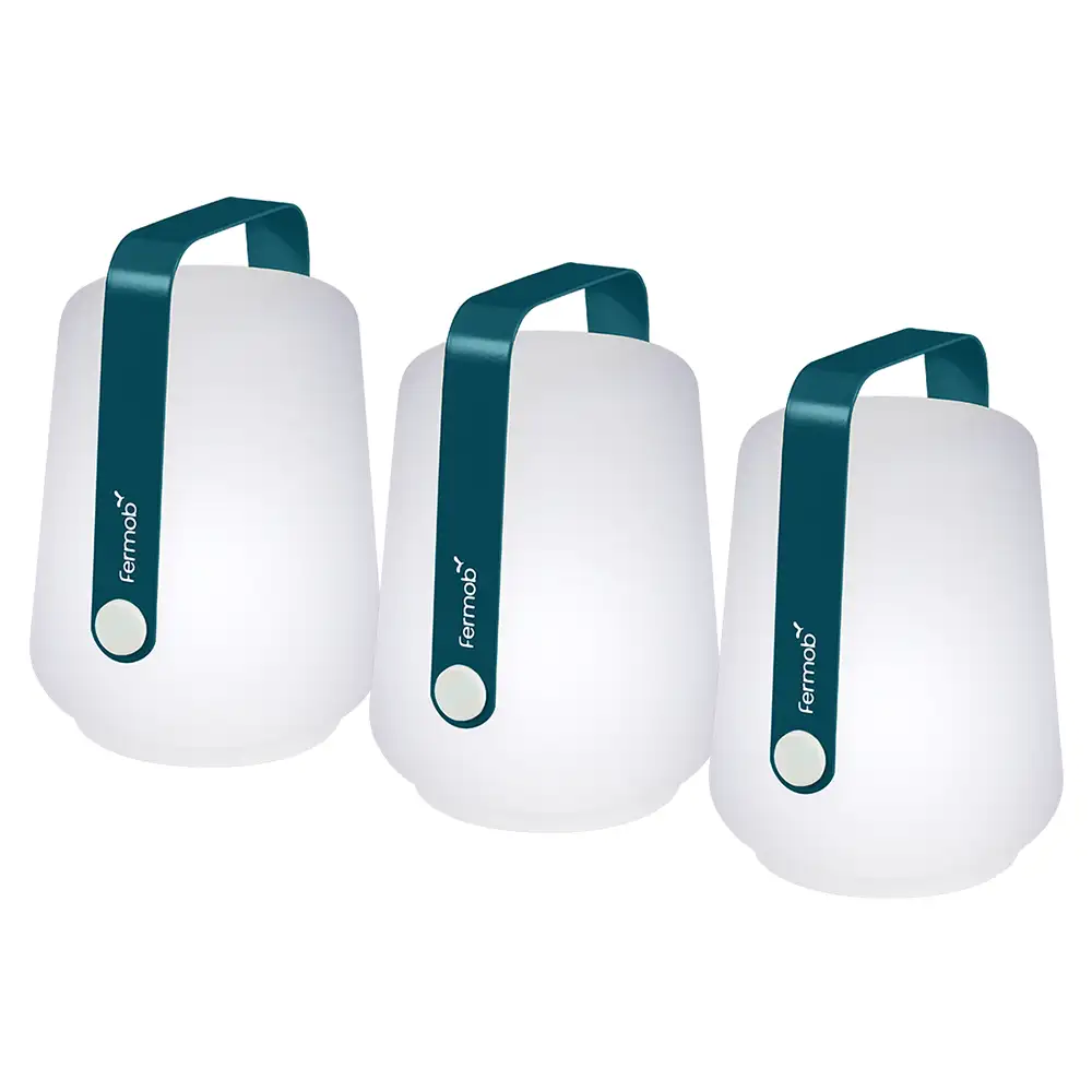Fermob, Balad Lampe H12 3er-Pack Acapulco Blau