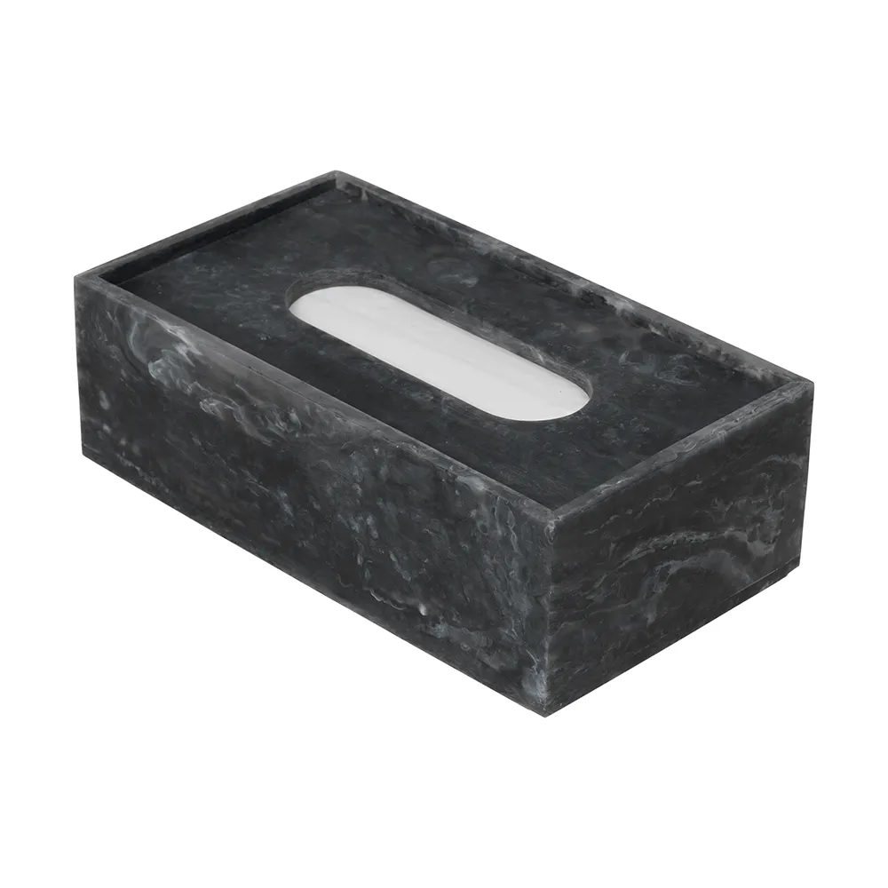 ferm LIVING - Mist Tissue Aufbewahrungsbox Charcoal
