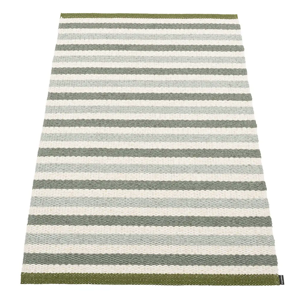 Pappelina, Teo Teppich 70x120 cm Sage/Army/Vanilla