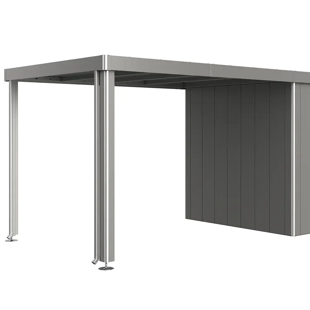 Biohort, Seitendach für Gerätehaus Neo 4A/4B/4C/4D grau metallic