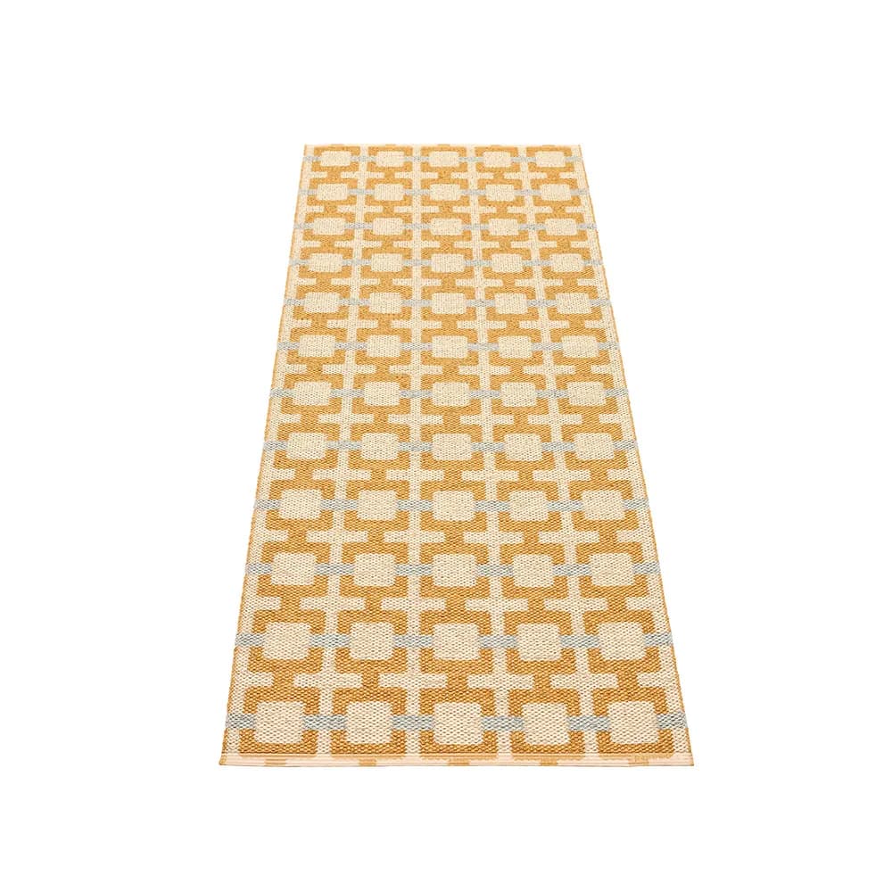 Pappelina, Tom teppich Ochre/Cream/Sage 70 x 180 cm