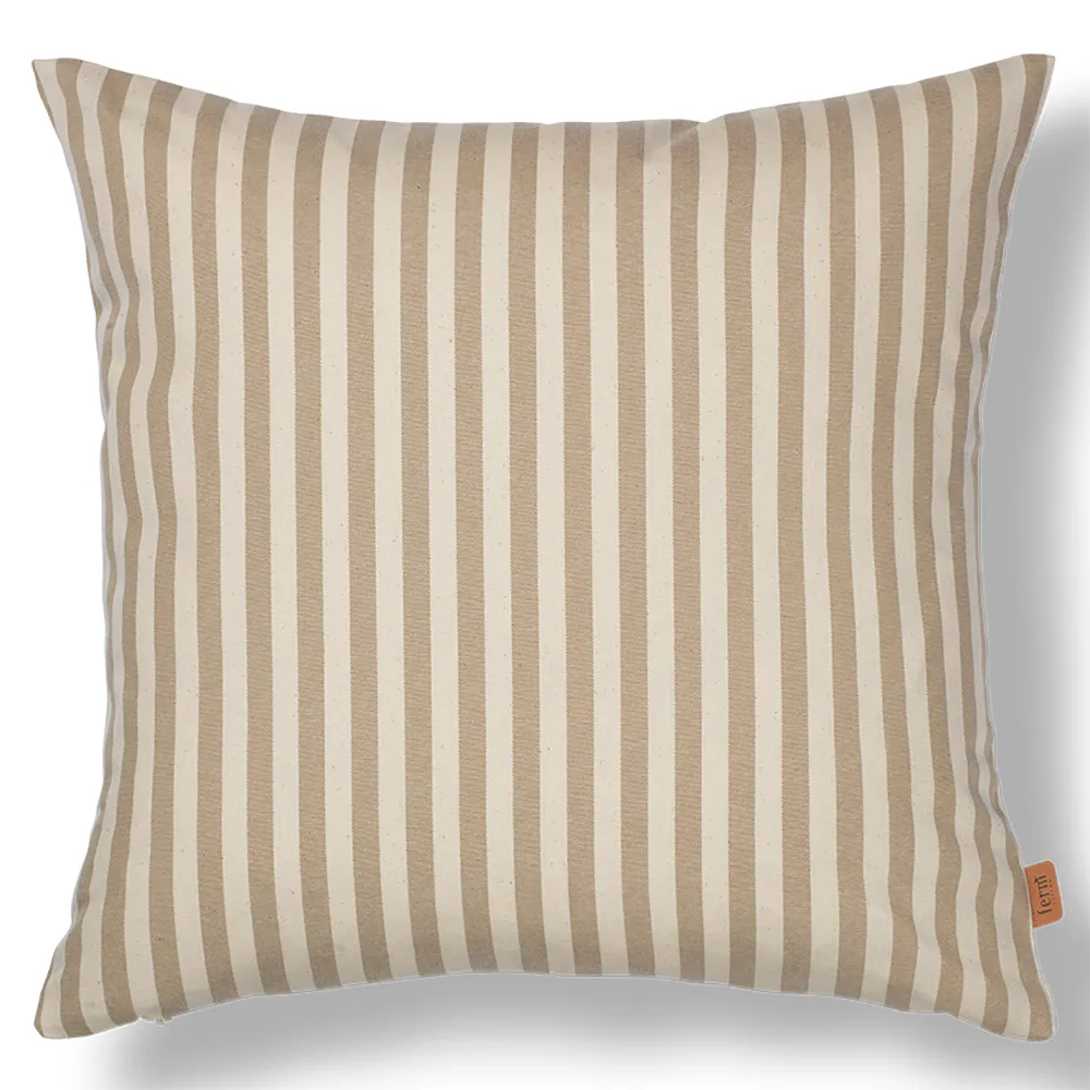 Ferm Living, Strand Zierkissen Sand/Off-white