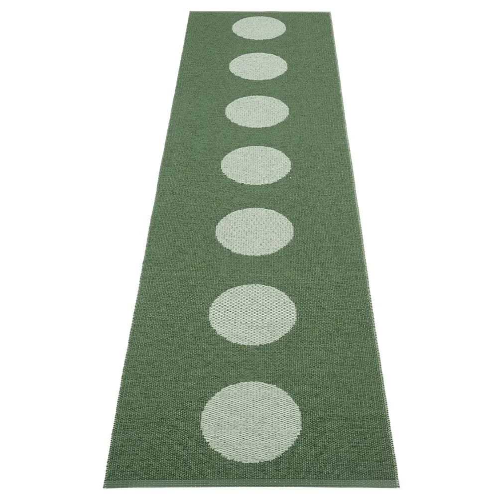 Pappelina, Vera Pop teppich Leaf/Misty Mint 70 x 280cm