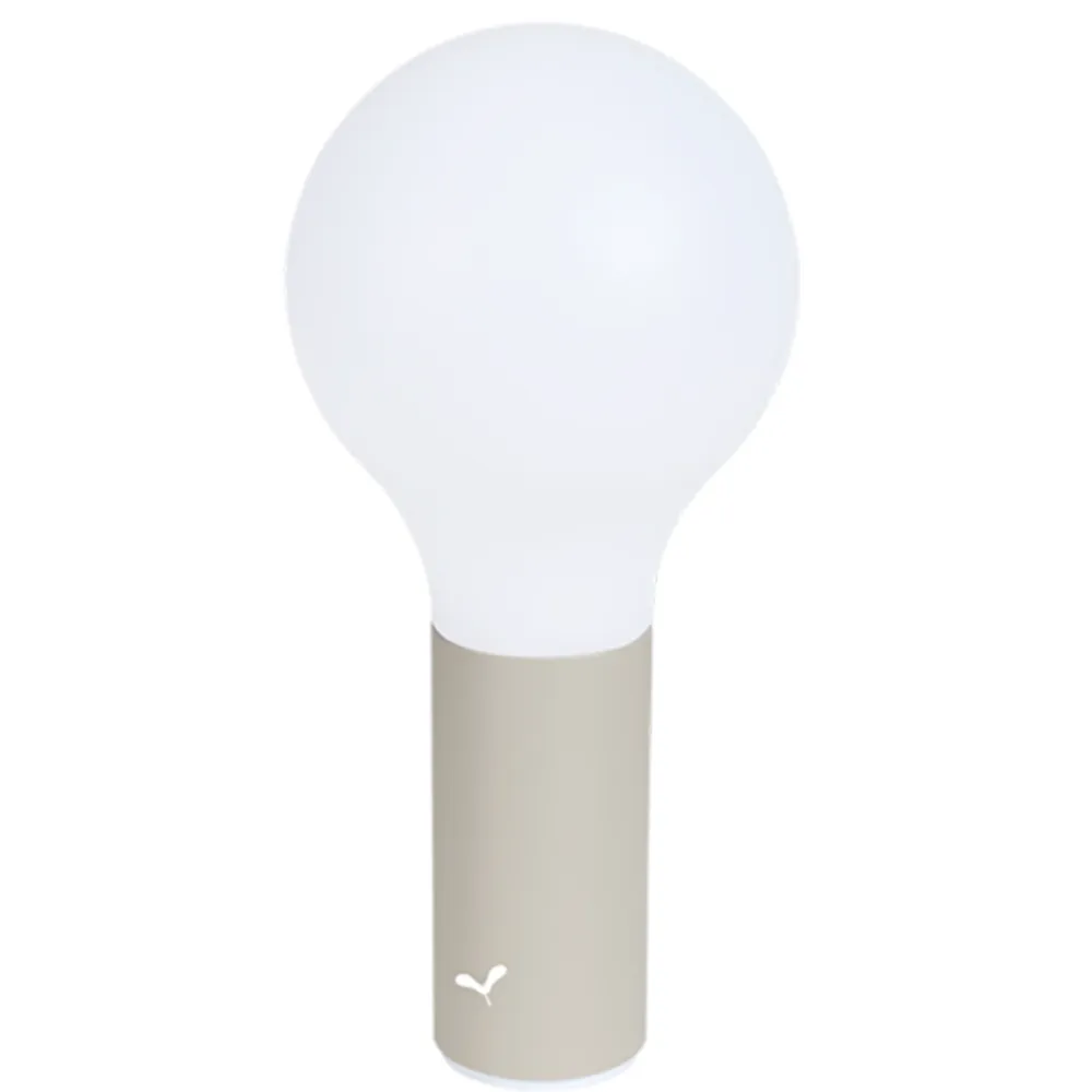 Fermob, Aplô Lampe h.24 cm Lehm Grau