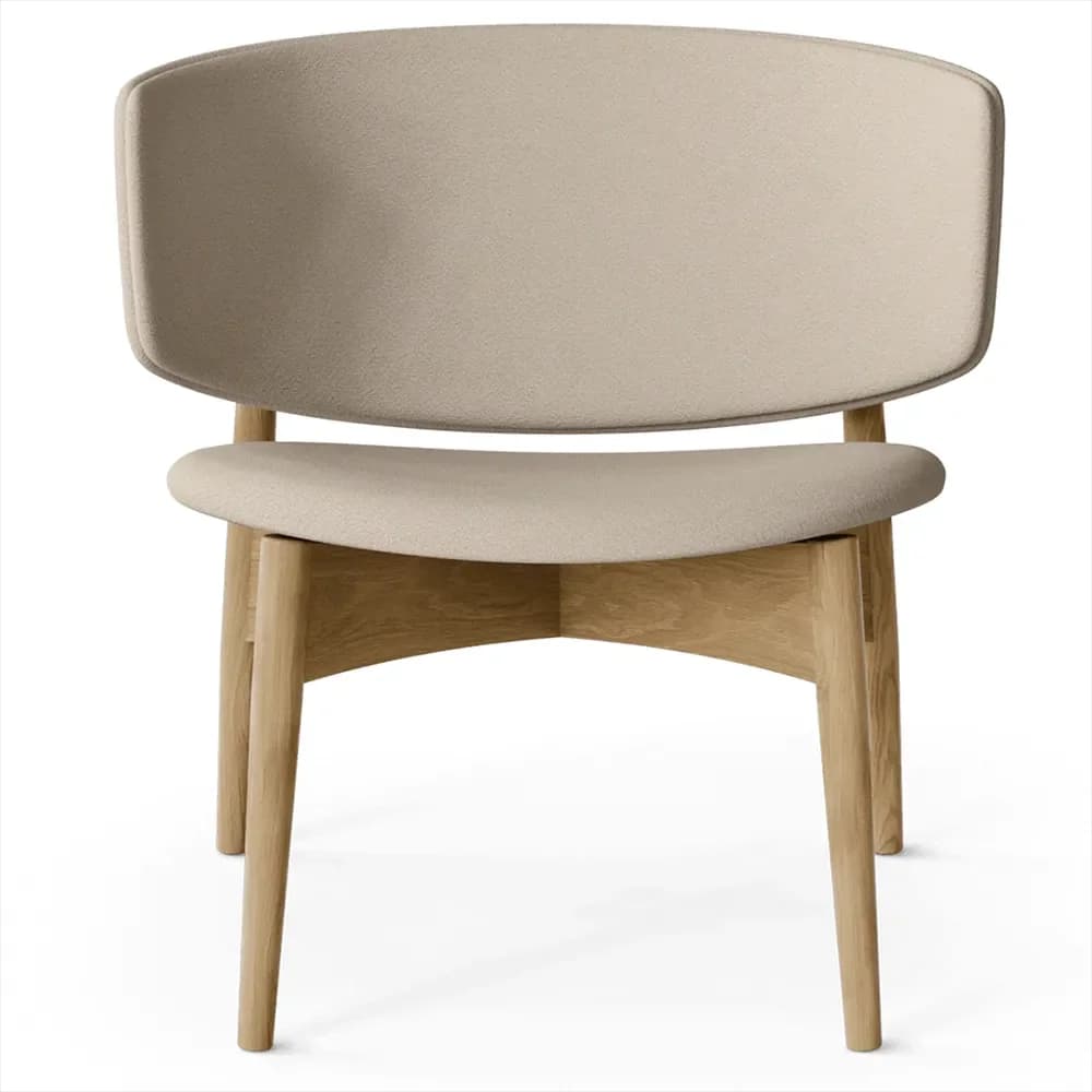 Ferm Living, Herman Lounge Sessel Grain - Oak/Cashmere