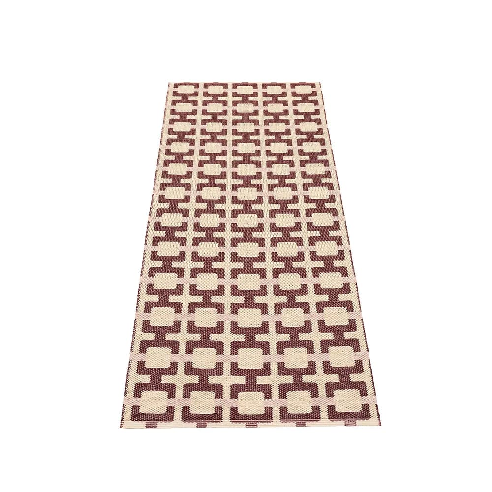 Pappelina, Tom teppich Burgundy/Cream/Pale Rose 70 x 180 cm
