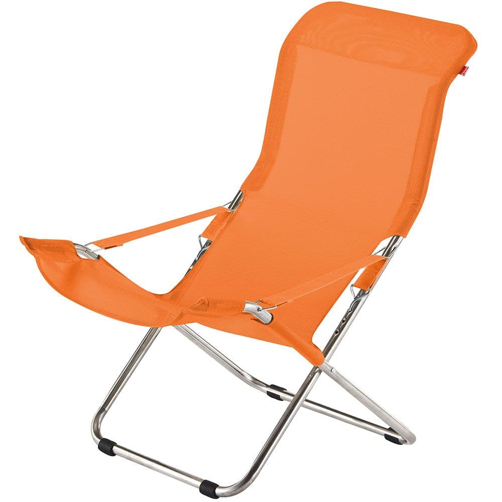 Fiam, Fiesta Liegesessel orange Aluminium